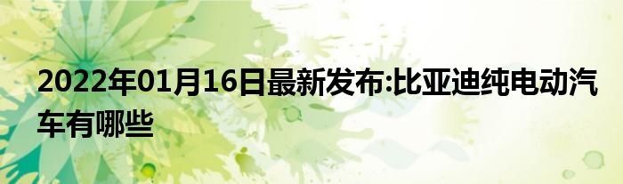 比亚迪电动轿车_比亚迪最新电动汽车2022_西安比亚迪汽车招聘最新信息