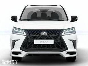 雷克萨斯新LX570官图泄露 采用全新前脸