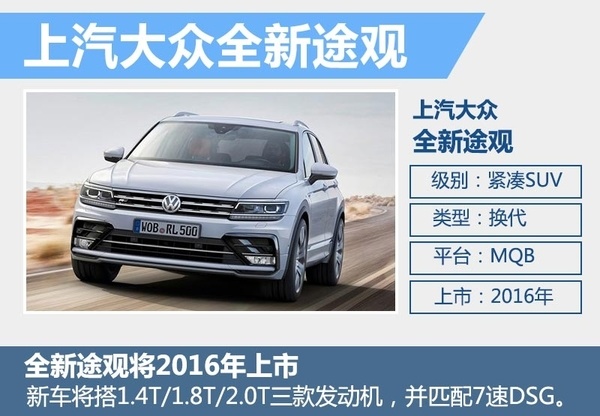 2022年上汽大众即将上市新车_上汽大众tharu何时上市_大众2016年上市新车上市