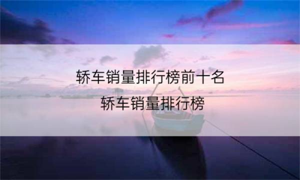 全国轿车汽车销量排名前十名_全国猪饲料销量前30名_白酒销量排行榜前20名