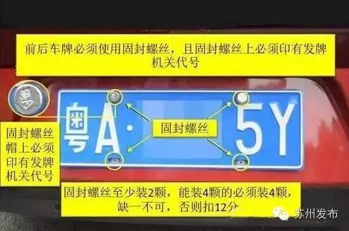 新款汽车牌照螺丝_汽车装牌照螺丝视频_2015新交规牌照螺丝