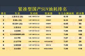 国产suv哪款车最省油_suv哪款车省油_suv哪种车质量好省油