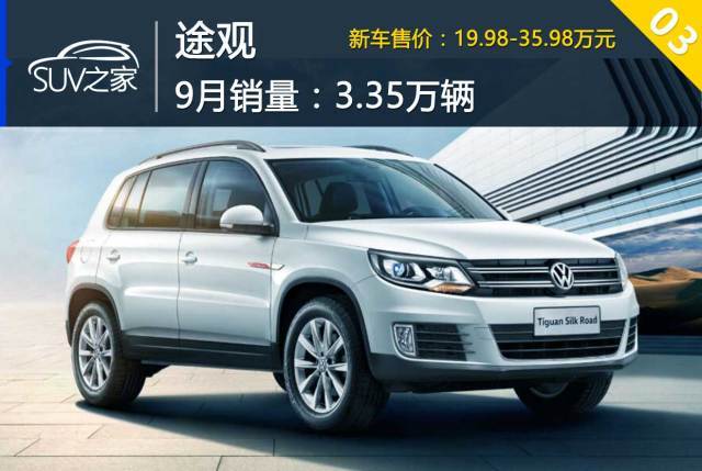 suv1月销量排行榜_suv销量9月排行榜_suv销量排名