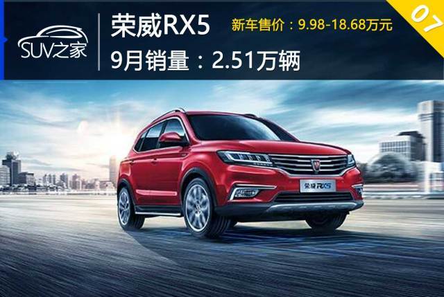 suv销量9月排行榜_suv1月销量排行榜_suv销量排名