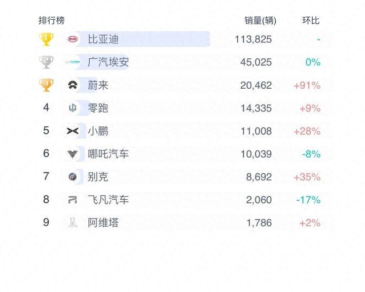 纯电车销量排行榜2023_家用按摩椅排行销量榜_蔚来纯电动销量排行