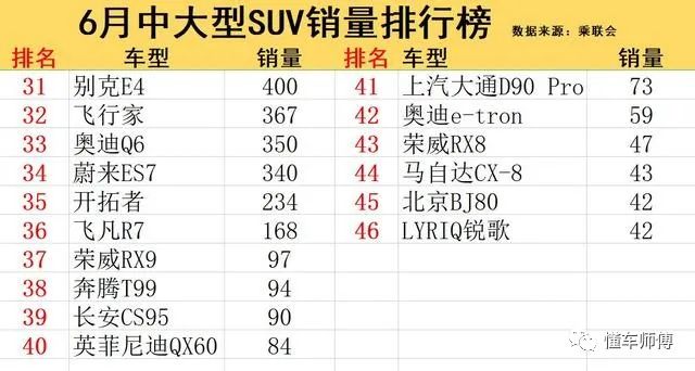 排名前十的大型suv_30万中大型suv排名前十名_中大型suv品牌质量排行